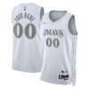 Dallas Mavericks Custom Nike 2024-25 City Edition Valkoinen Pelipaidat Swingman - Miesten
